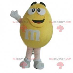 Mascotte de M&M'S jaune super joyeux! - Redbrokoly.com