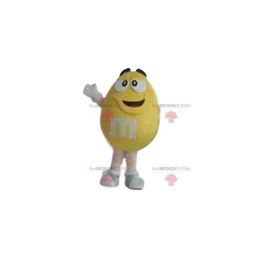 Mascotte de M&M'S jaune super joyeux! - Redbrokoly.com