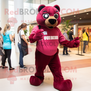 Maroon Panther mascotte...