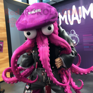 Magenta Kraken mascotte...