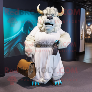 White Bison mascotte...