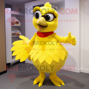 Sitrongul Hawk maskot drakt...