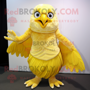 Sitrongul Hawk maskot drakt...