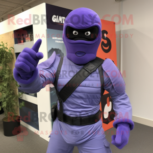 Lavendel Gi Joe mascotte...