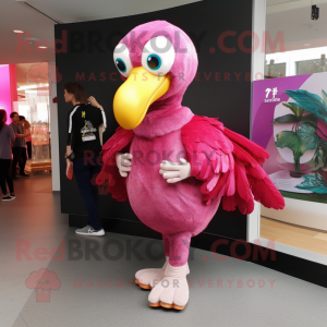 Costume de mascotte Magenta...