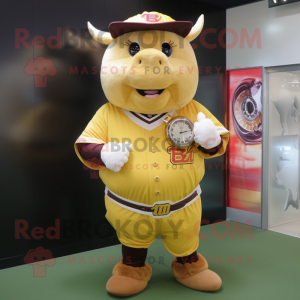 Postava maskota Gold Beef...