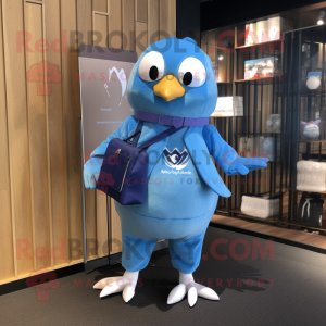 Blue Dove maskot drakt...