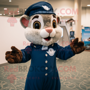 Navy Flying Squirrel maskot...