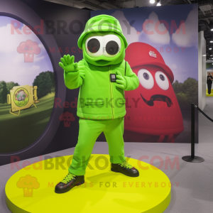 Lime Green Camera mascotte...