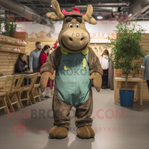 Olive Moose mascotte...