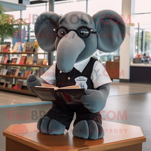 Black Elephant mascotte...