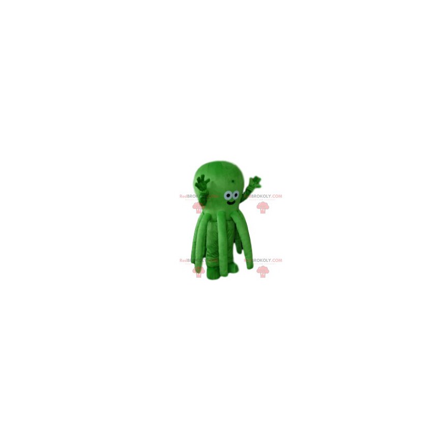 Mascotte groene octopus. Octopus kostuum - Redbrokoly.com Mascotte groene octopus. Octopus kostuum - Redbrokoly.com