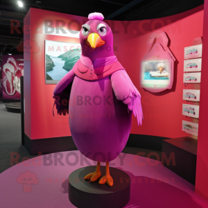 Magenta Pigeon mascotte...