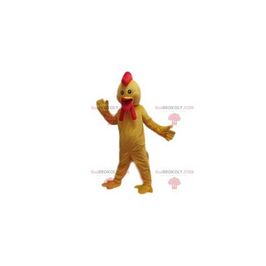 Kyllingemaskot med en smuk kam. Kylling kostume - Redbrokoly.com
