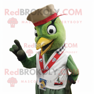 Green Woodpecker mascotte...