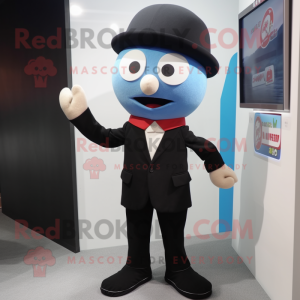 nan Television mascot costume character dressed with a Suit Pants and Tie pins