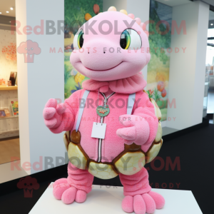 Pink Turtle mascotte...