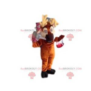 Caribou mascot. Caribou costume - Redbrokoly.com
