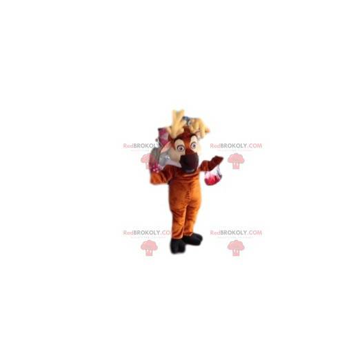 Karibu-Maskottchen. Karibukostüm - Redbrokoly.com