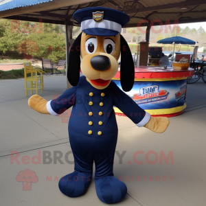 Navy Hot Dogs Maskottchen...