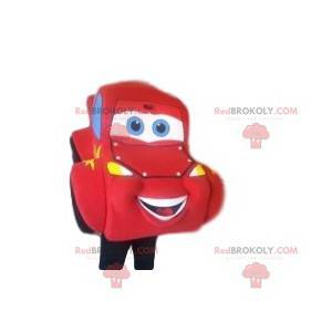 Lightning McQuenn mascot, the red car from the movie Cars -