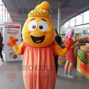 Peach Currywurst mascotte...