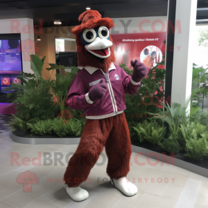 Maroon struds maskot...