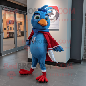 Red Blue Jay mascotte...