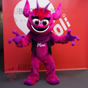 Magenta Devil mascotte...