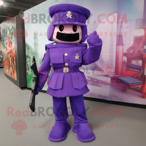 Purple Army Soldier...