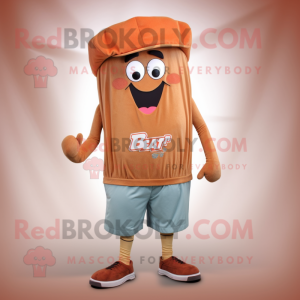 Rust Ray mascot costume character dressed with a Cargo Shorts and Beanies