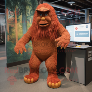 Rust Sasquatch mascotte...