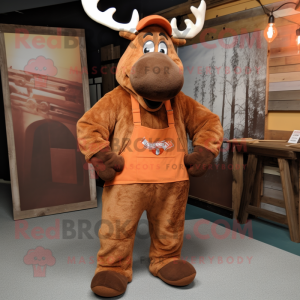 Rust Moose maskot kostume...