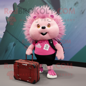 Pink Porcupine maskot...