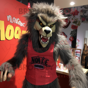  Werewolf maskot kostume...
