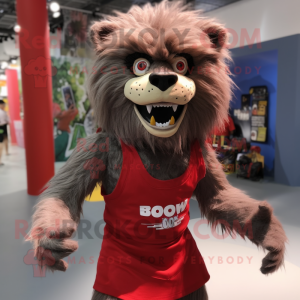  Werewolf maskot kostume...