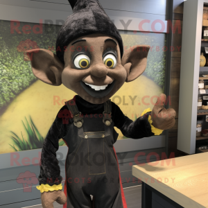 Black Elf mascotte kostuum...