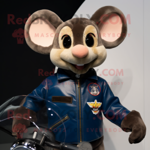 Navy Mouse maskot kostume...