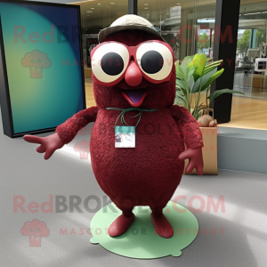 Maroon Kiwi mascotte...