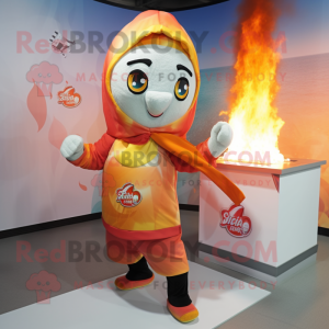 Peach Fire Eater maskot...