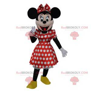 La mascotte Minnie, la fidanzata di Topolino. Costume di Minnie