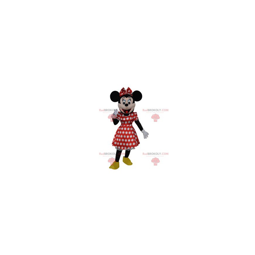 La mascotte Minnie, la fidanzata di Topolino. Costume di Minnie