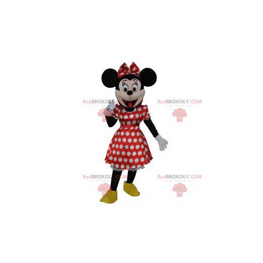 Maskot Minnie, Mickeyho snoubenka. Kostým Minnie -