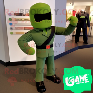 Green Gi Joe mascotte...