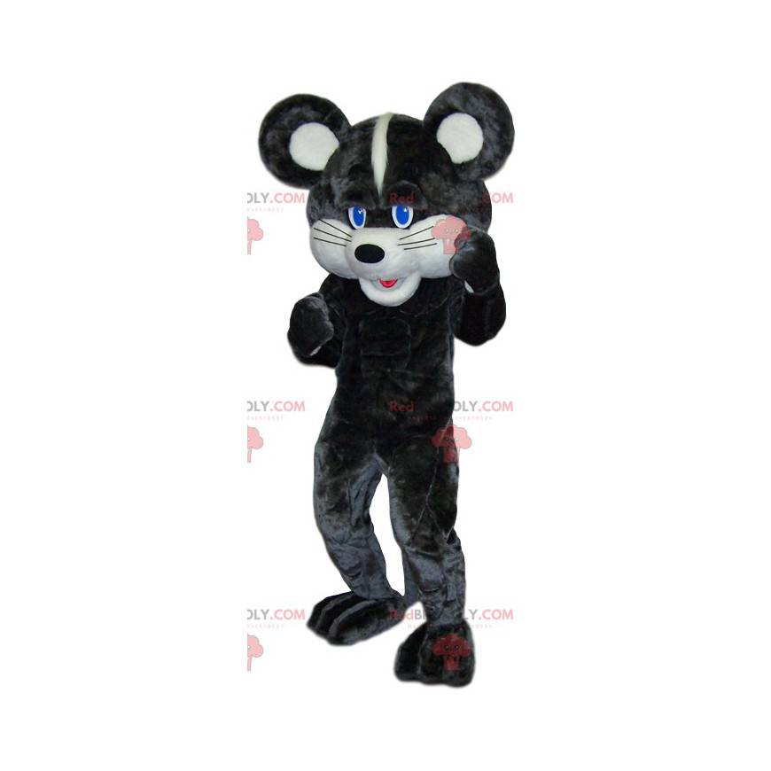 Mascot white and gray mouse. Mouse costume - Redbrokoly.com