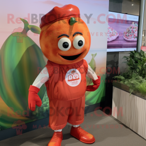 Rust Tomato maskot kostume...