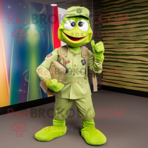 Lime Green American Soldier...