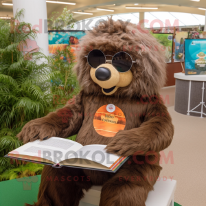 Brown Sloth Bear mascotte...