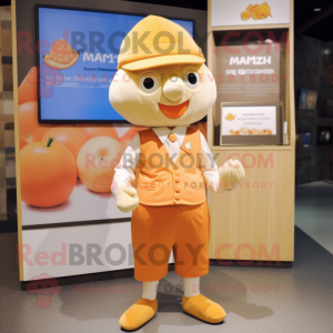  Apricot mascotte kostuum...