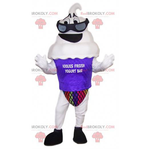 Fryst yoghurtmaskot. Fryst yoghurtdräkt. - Redbrokoly.com